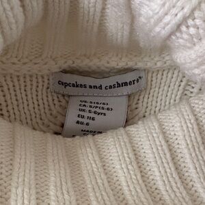 cupcakes & cashmere Off-White Turtleneck Sweater